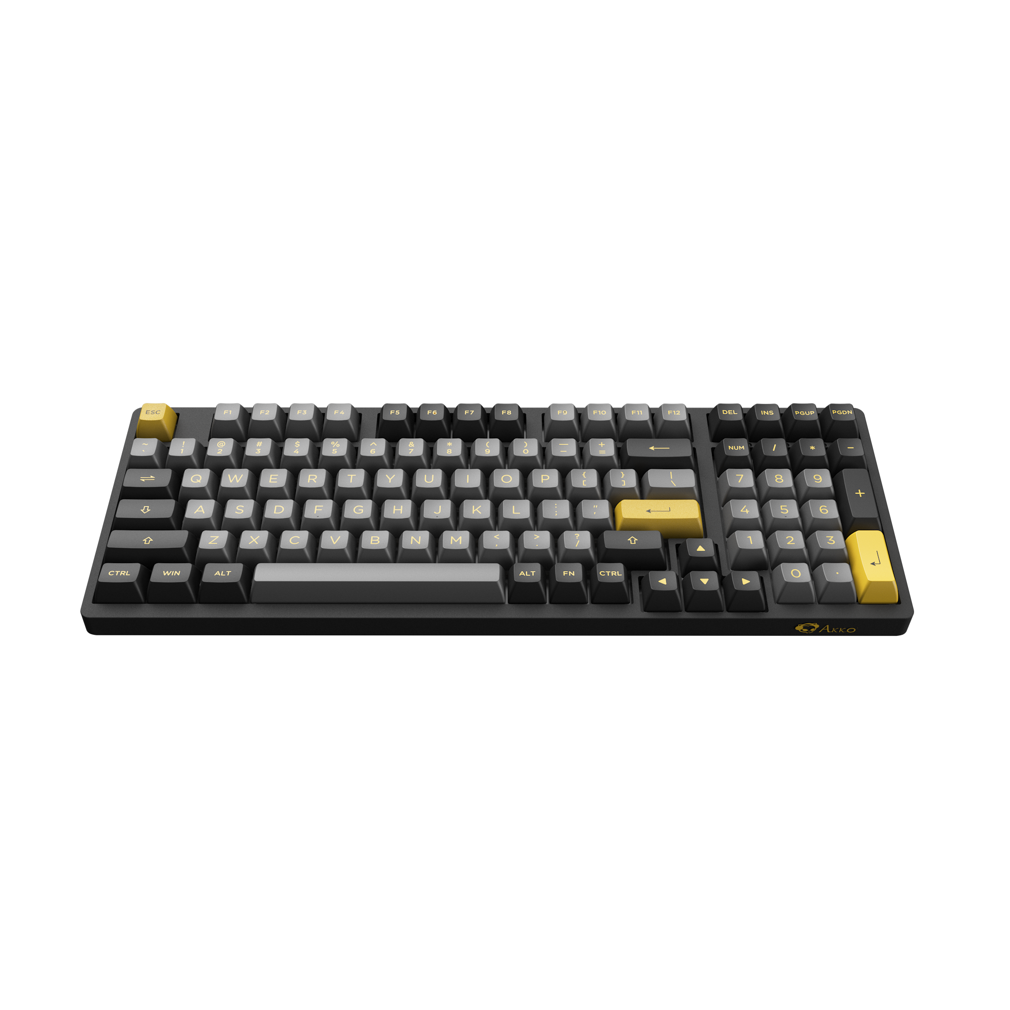 Akko Keyboards 3098B OEM CS switches PBT Keycaps RGB Type-C wireless Gaming Keyboard Set