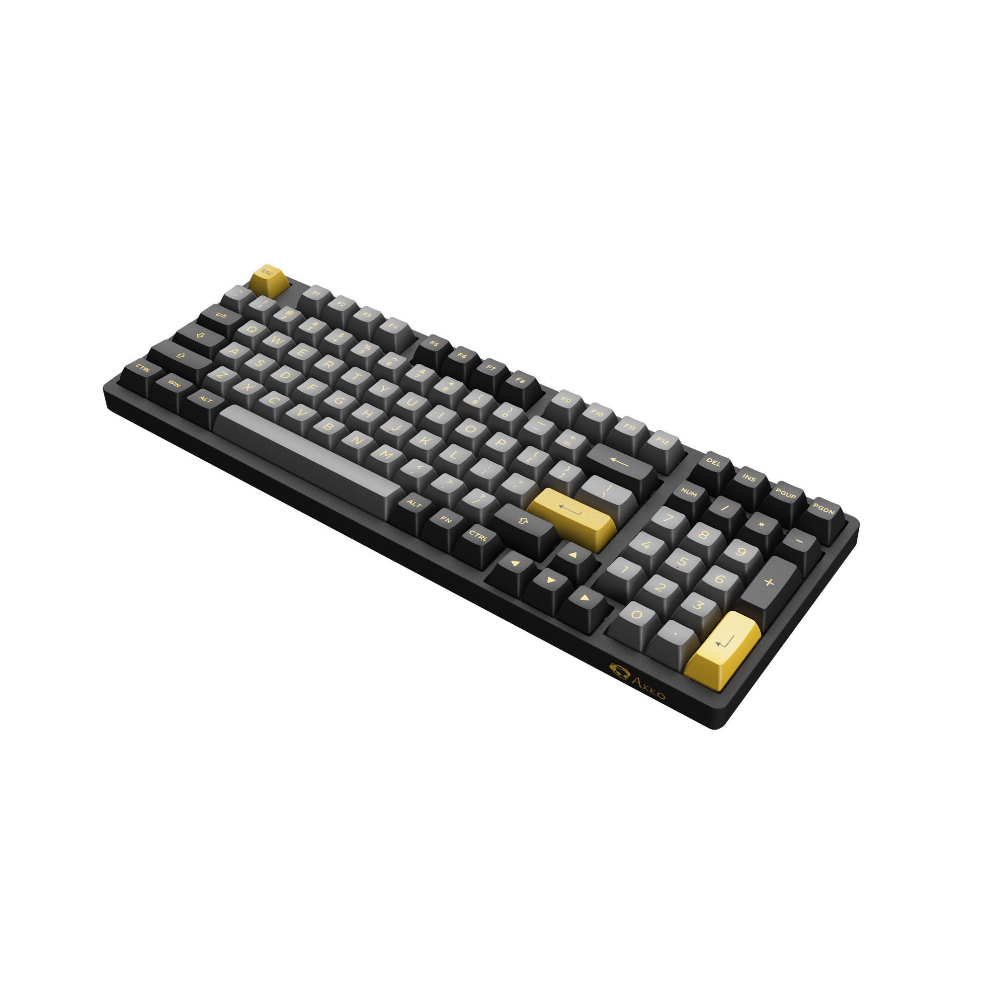 Akko Keyboards 3098B OEM CS switches PBT Keycaps RGB Type-C wireless Gaming Keyboard Set