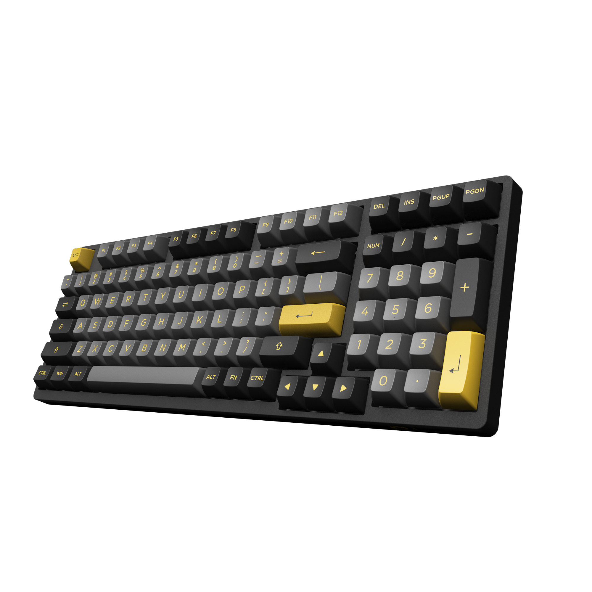 Akko Keyboards 3098B OEM CS switches PBT Keycaps RGB Type-C wireless Gaming Keyboard Set