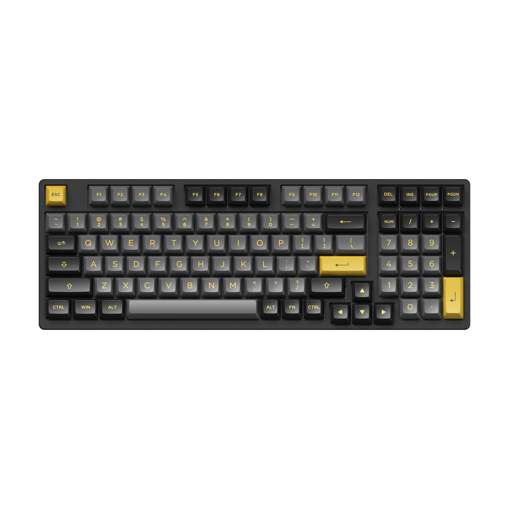 Akko Keyboards 3098B OEM CS switches PBT Keycaps RGB Type-C wireless Gaming Keyboard Set