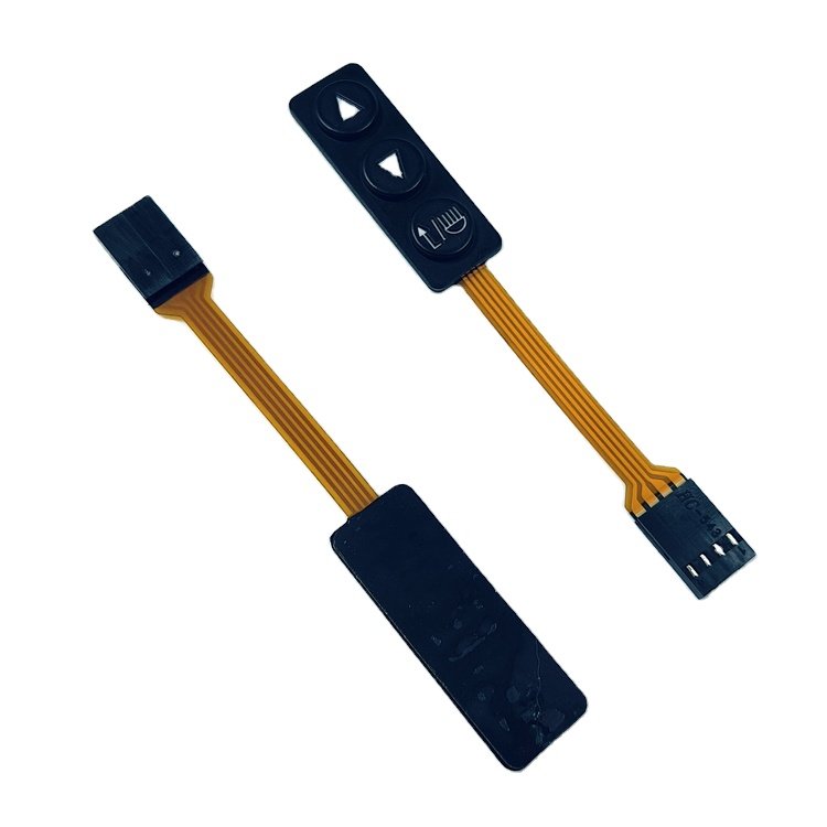 custom FPC membrane switch silicone rubber membrane panel