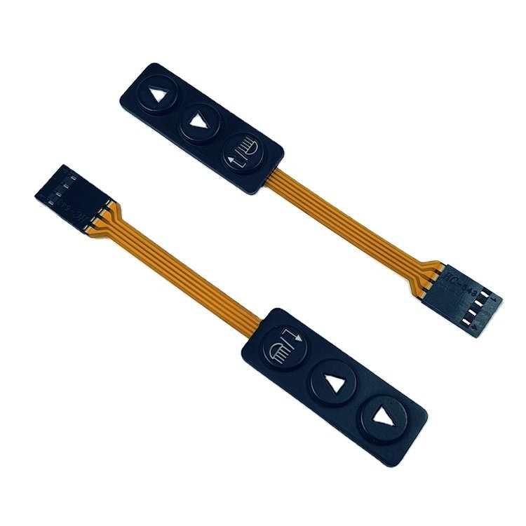 custom FPC membrane switch silicone rubber membrane panel