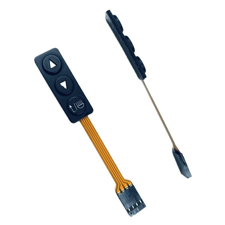custom FPC membrane switch silicone rubber membrane panel
