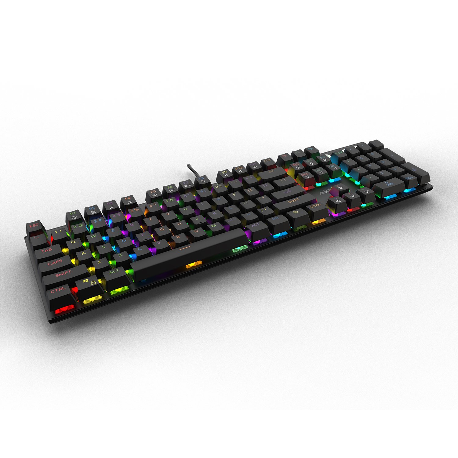 AIKUN GX9100 Wired RGB Backlight Gaming Keyboard Mechanical Switches Multimedia Full Size Keyboards