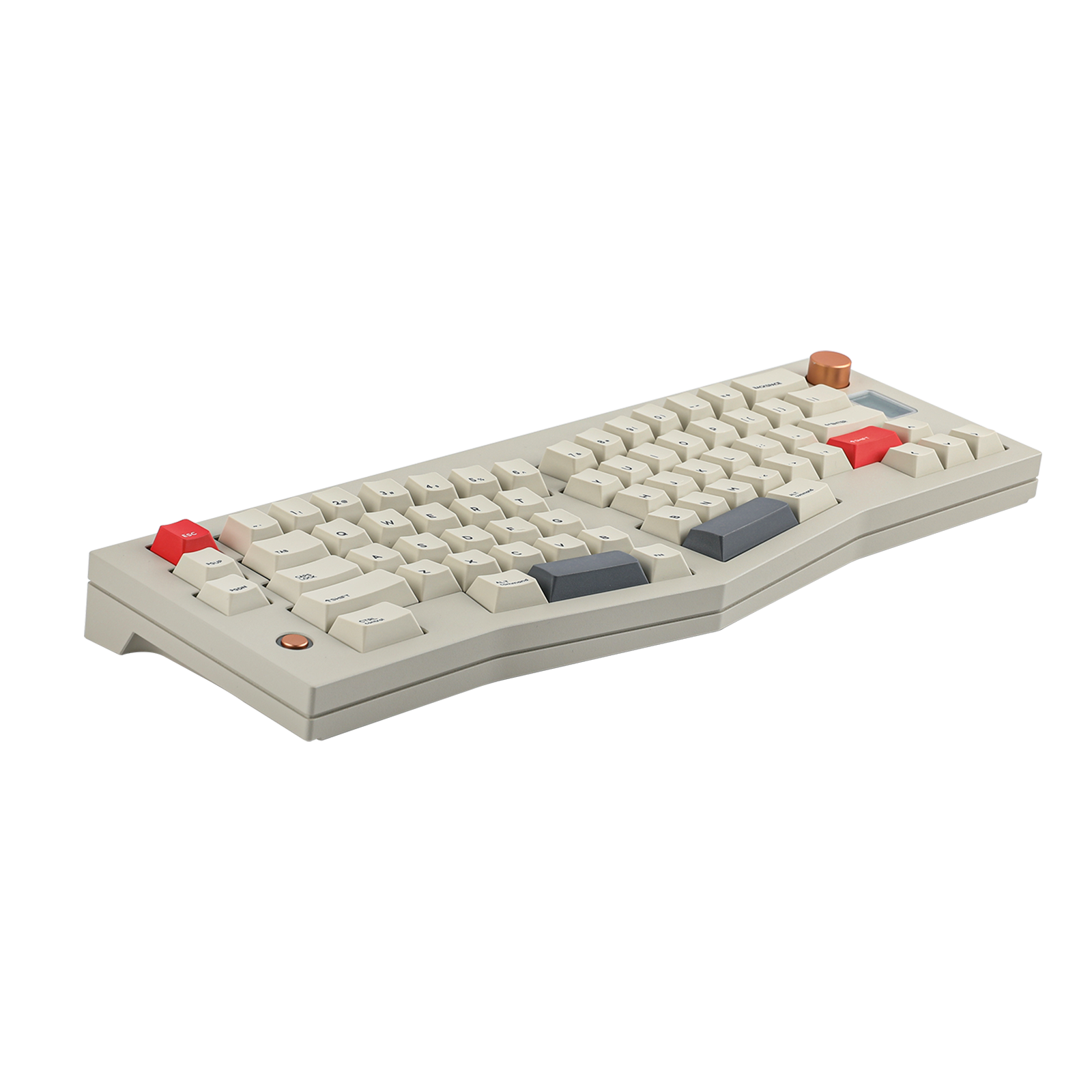 CIDOO V68 Quake matte switch VIA Mechanical Keyboard 81 Keys Gasket triple mode matte switch cnc aluminum case