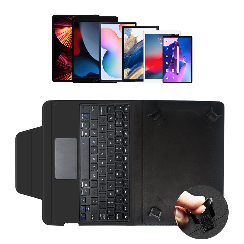 Universal Keyboard case for ipad 10.2 air 5 4 pro 11 for Samsumg galaxy tab A8 S6 lite with touchpad keyboard