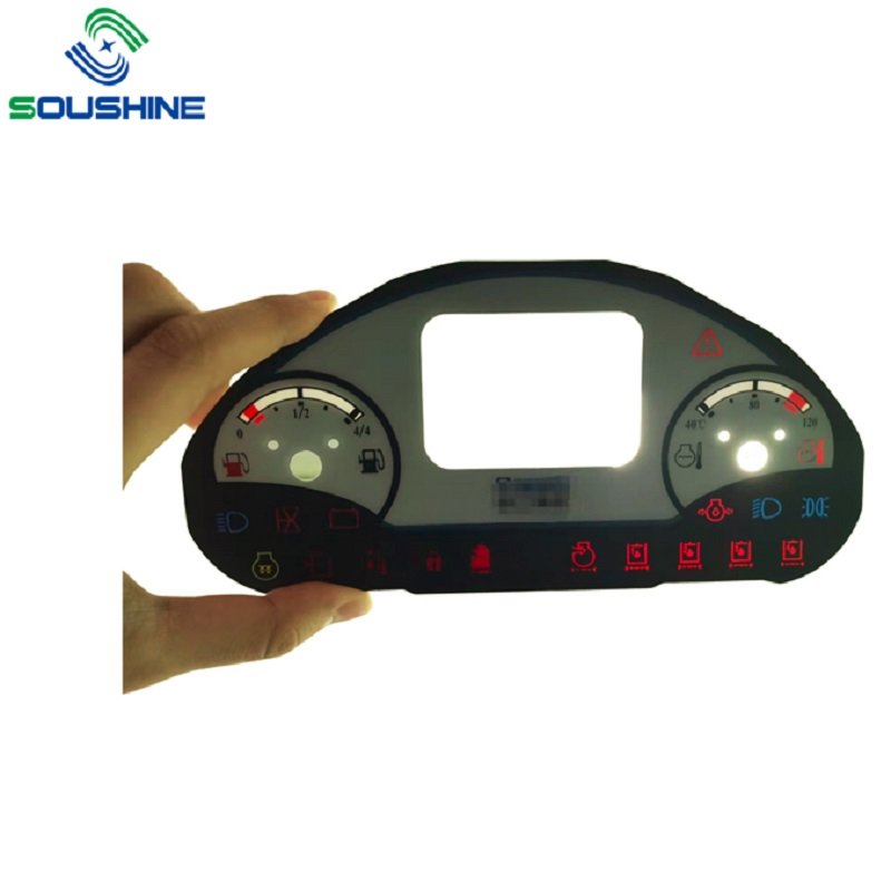 Soushine Speedometer Dial Good Light Transmission Nevs Metal Dial Tachometer Environmental Car Dashboard Dial Panel Sticker