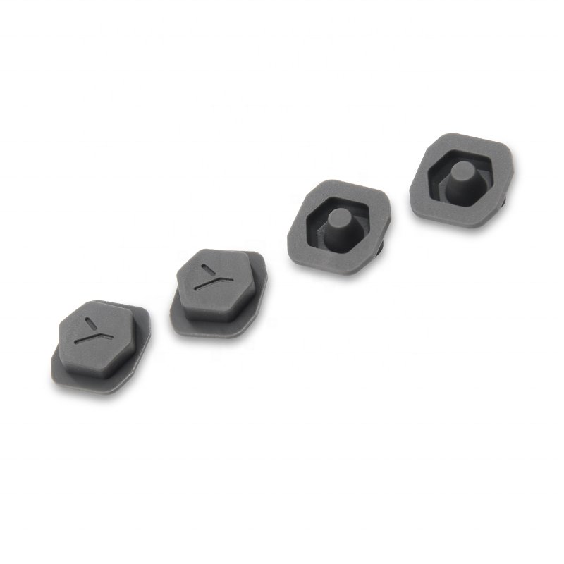 Silicone Rubber Push Button Keypad TV Remote Tactile Switch Cap Button POS Parts Plastic Customize Single Keyboard Silicone CMAI