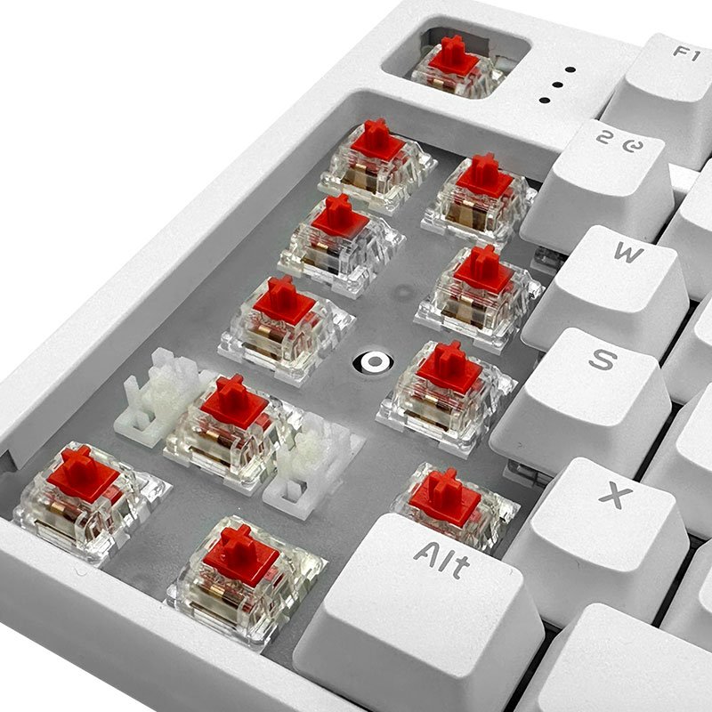 87 Keys Beige Ergonomic PRO Bluetooth Wireless With 1.6M Wired Multi Mode Link Hot Swappable Mechanical Keyboard
