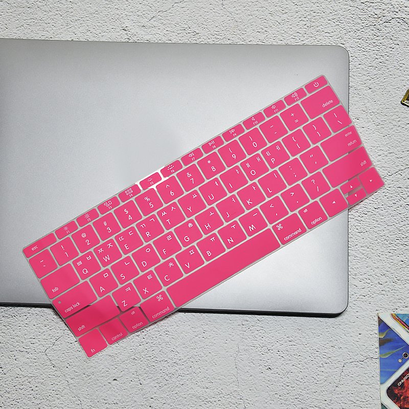 Custom Soft Silicone Laptop Protective Keyboard Skin Keyboard Cover For Macbook