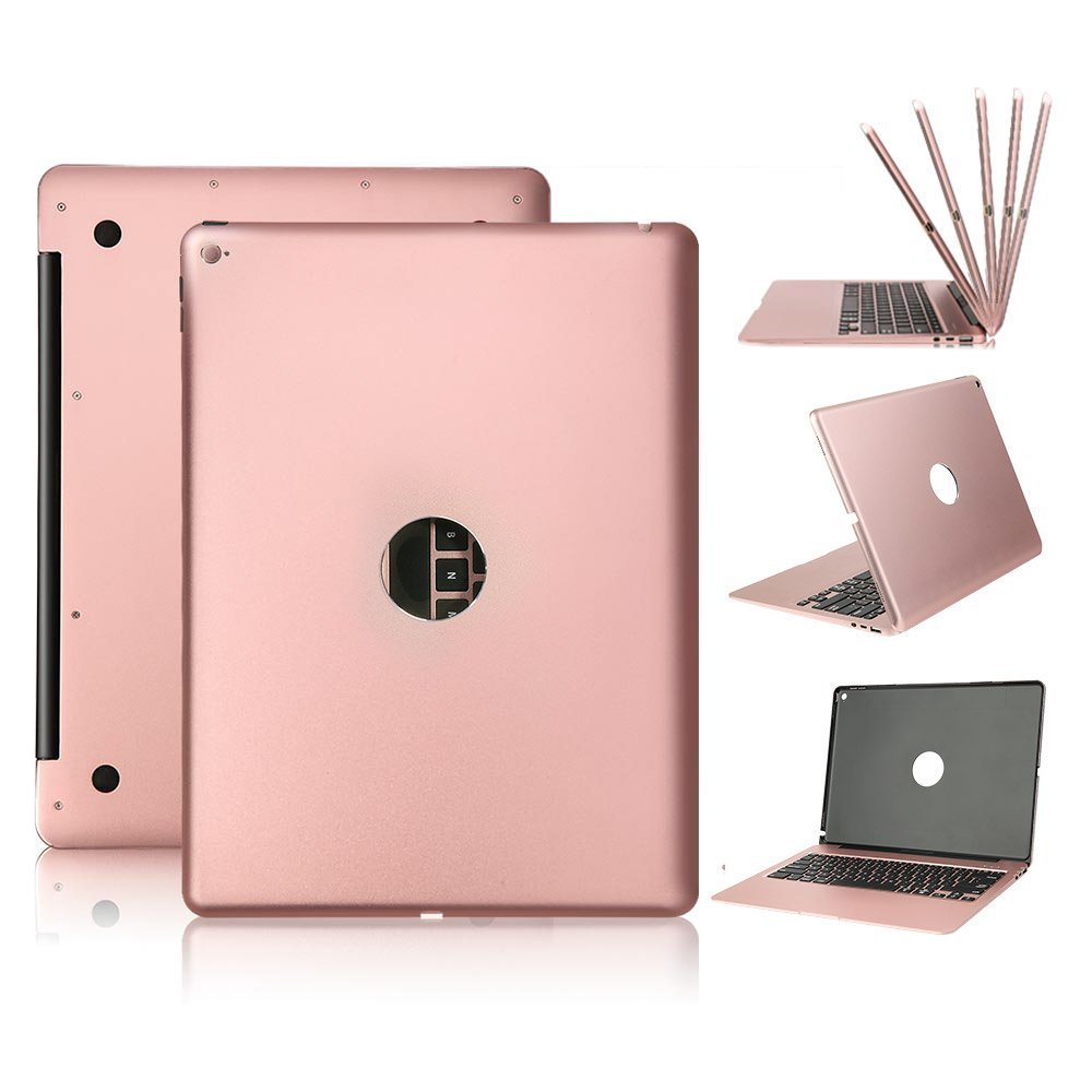 For 2015/2017 ipad pro 12.9 inch 1st & 2th Generation Aluminum Alloy BT Wireless Ipad Keyboard Case