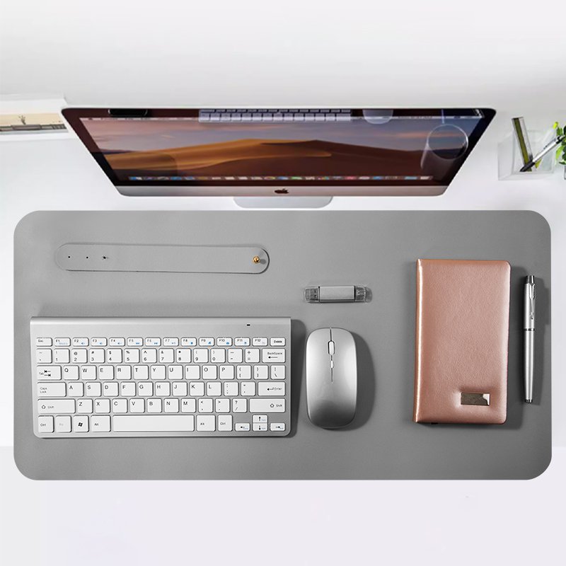 Present Items Business 6 in 1 Desk pad notebook USB flash drive pen mouse keyboard Corporate Gift Set