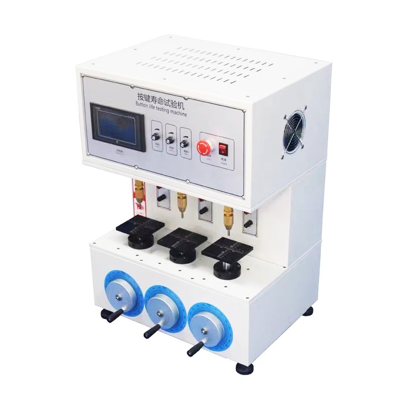 Switch Button life Testing Machine Mobile Phone Three-station Programmer Controlled Button Life Testing Machine