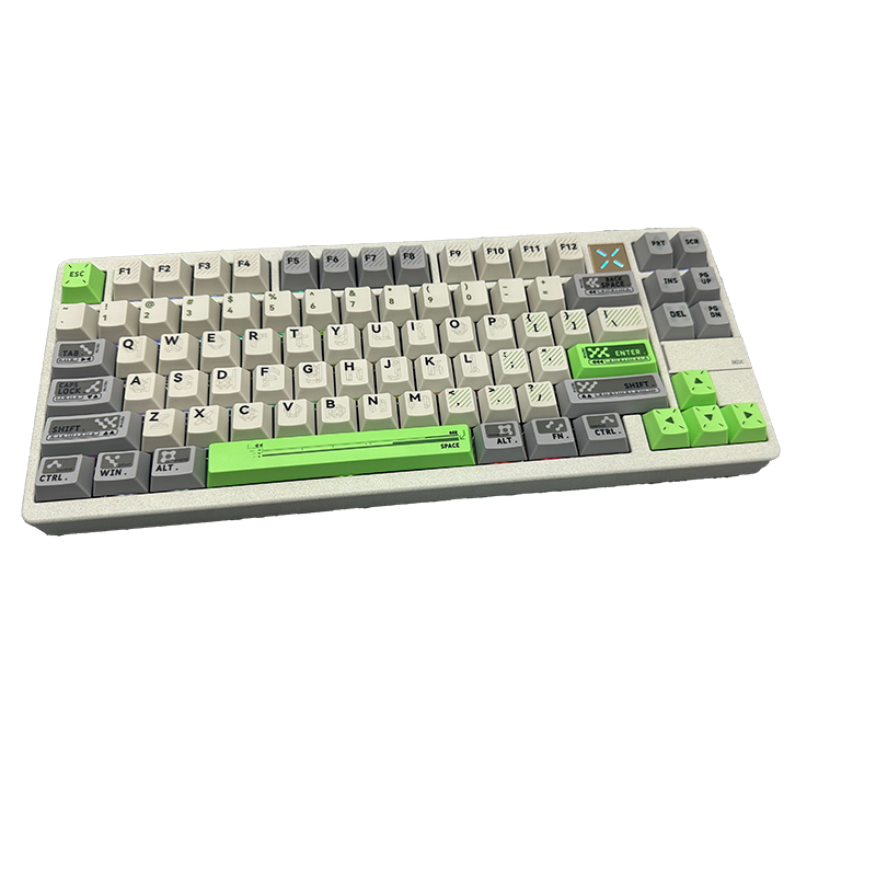 83 keys dye sublimated PBT keycaps multi color 5000 mah battery gasket CNC keyboard