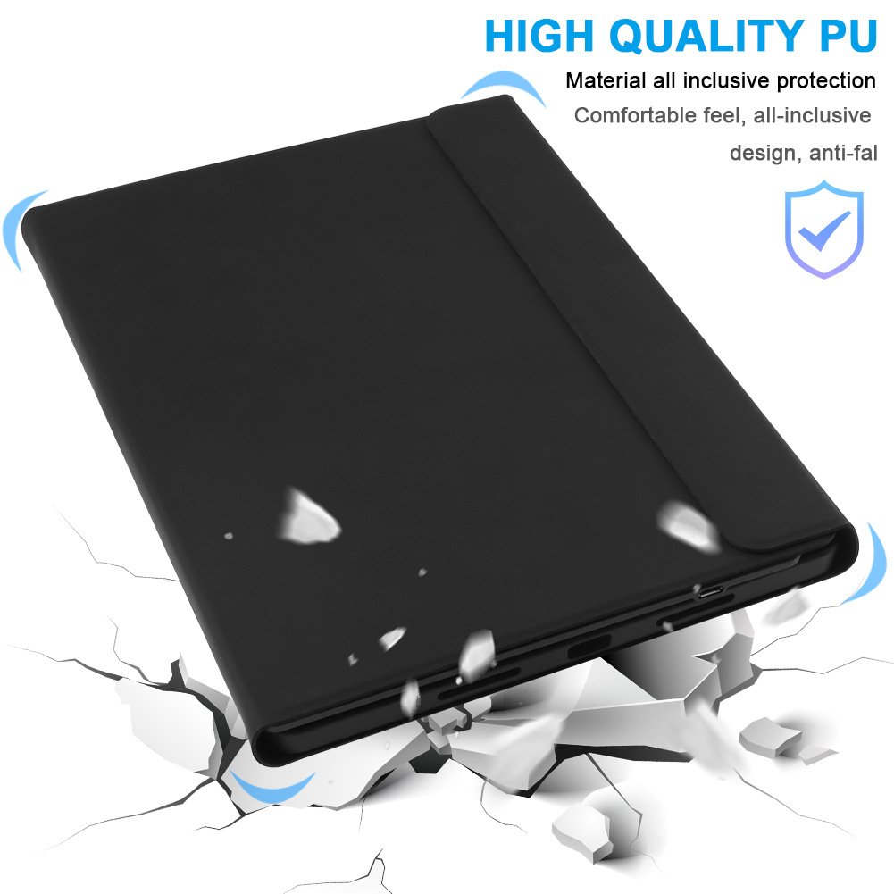 Private label Leather case keyboard trackpad wireless keyboard case for ipad pro 12.9 inch