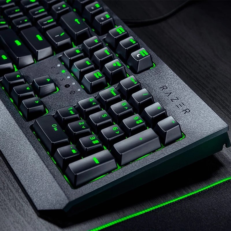 Razer BlackWidow Essential Mechanical Gaming Keyboard, Green Mechanical Switches, LED Backlighting