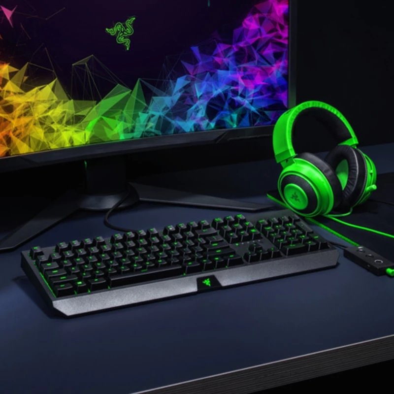 Razer BlackWidow Essential Mechanical Gaming Keyboard, Green Mechanical Switches, LED Backlighting