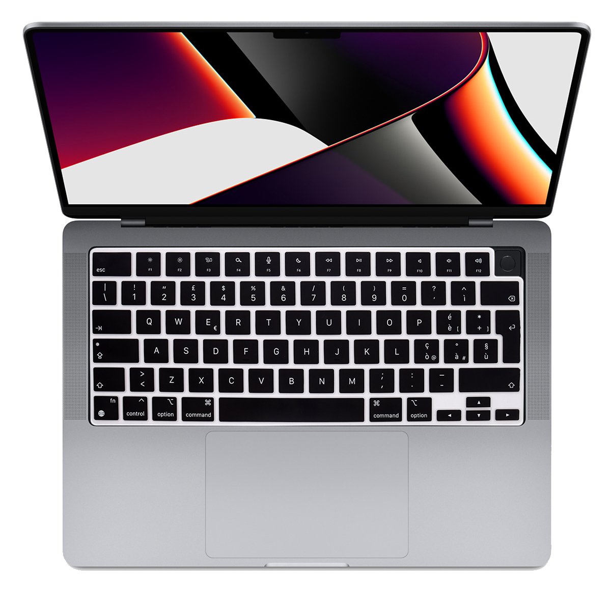 EU Italy Version Custom Silicone Keyboard Cover For Macbook Pro 16 A2485 (2021) Pro 14 2021(A2442) Laptop Keyboard Cover