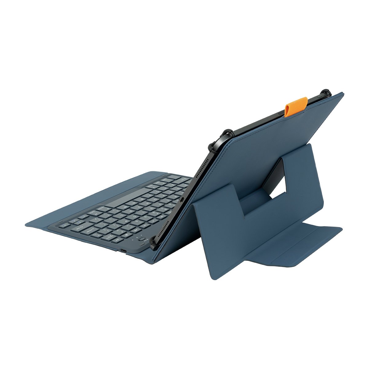 Hign-end Universal Bluetooth Keyboard folio case with Pen holder Office use travel use for 10-11 inch iPad
