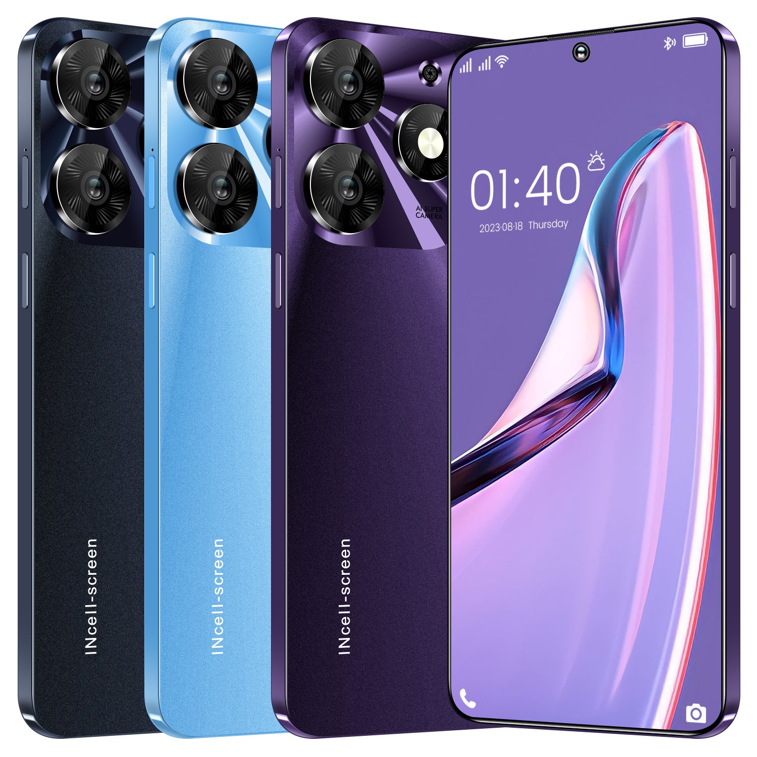 HSDF-Spark 10 Pro 16GB+1TB MEMORY 7.3inch Screen Side fingerprint unlock Android13 Dual SIM Deca Core Smart Phone