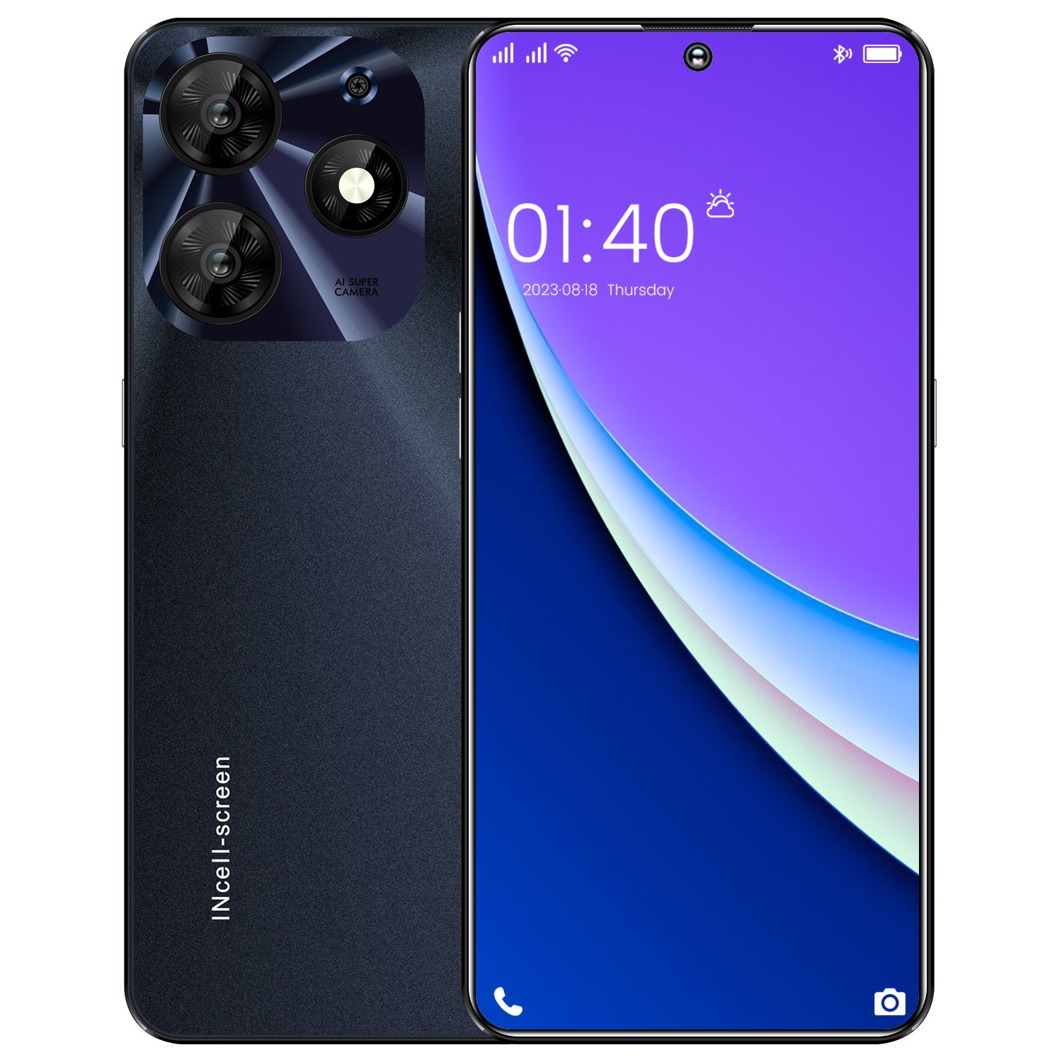 HSDF-Spark 10 Pro 16GB+1TB MEMORY 7.3inch Screen Side fingerprint unlock Android13 Dual SIM Deca Core Smart Phone