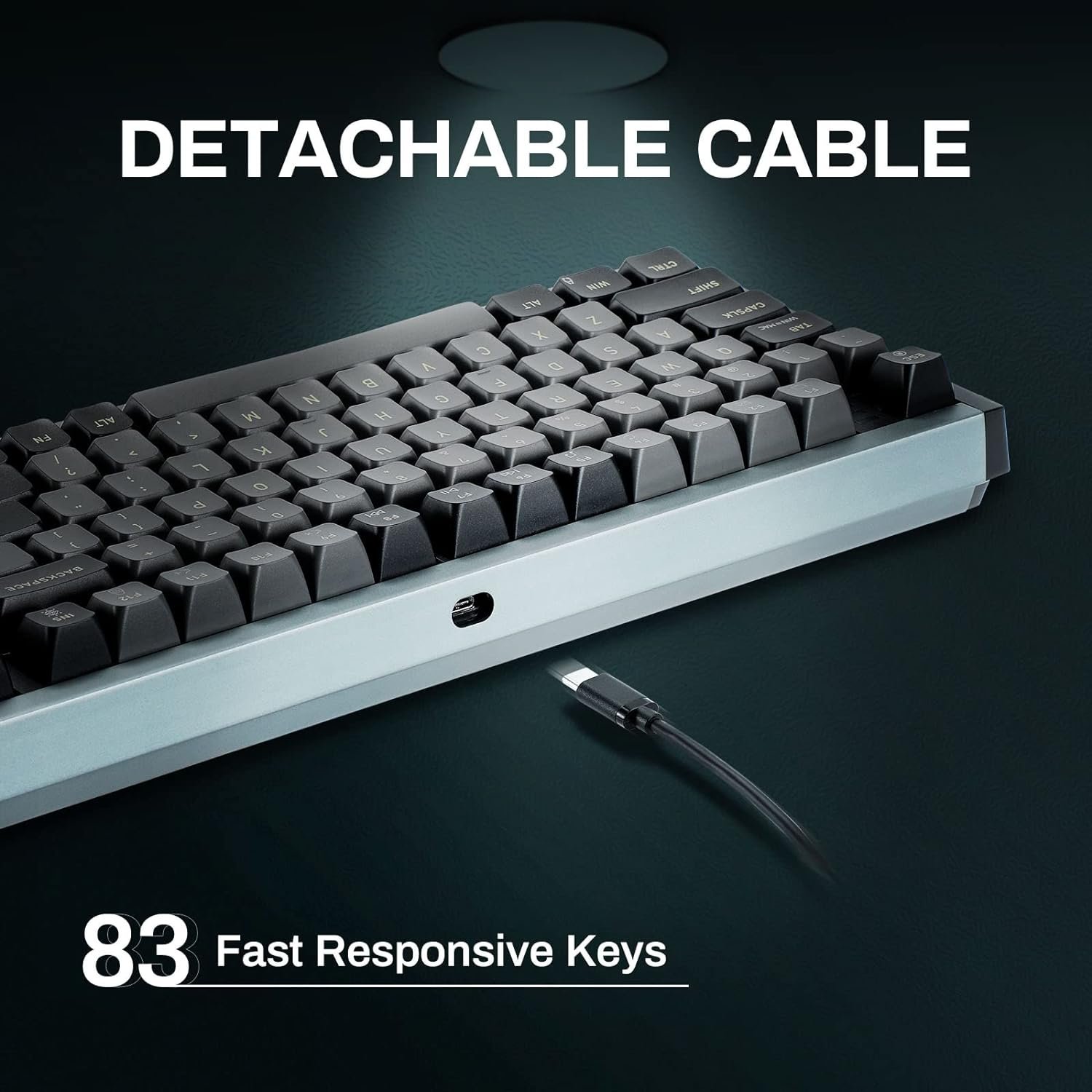 Mechanical Keyboard Wired CNC Keyboard RGB Backlit Hot-Swappable Red Switch Double-Shot PBT Keycaps Keyboard for PC Mac
