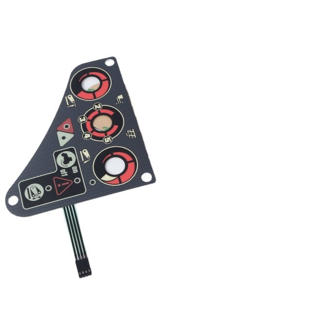 Engineering vehicle control Membrane Keypad, high quality, dust-proof and water-resistant, long life