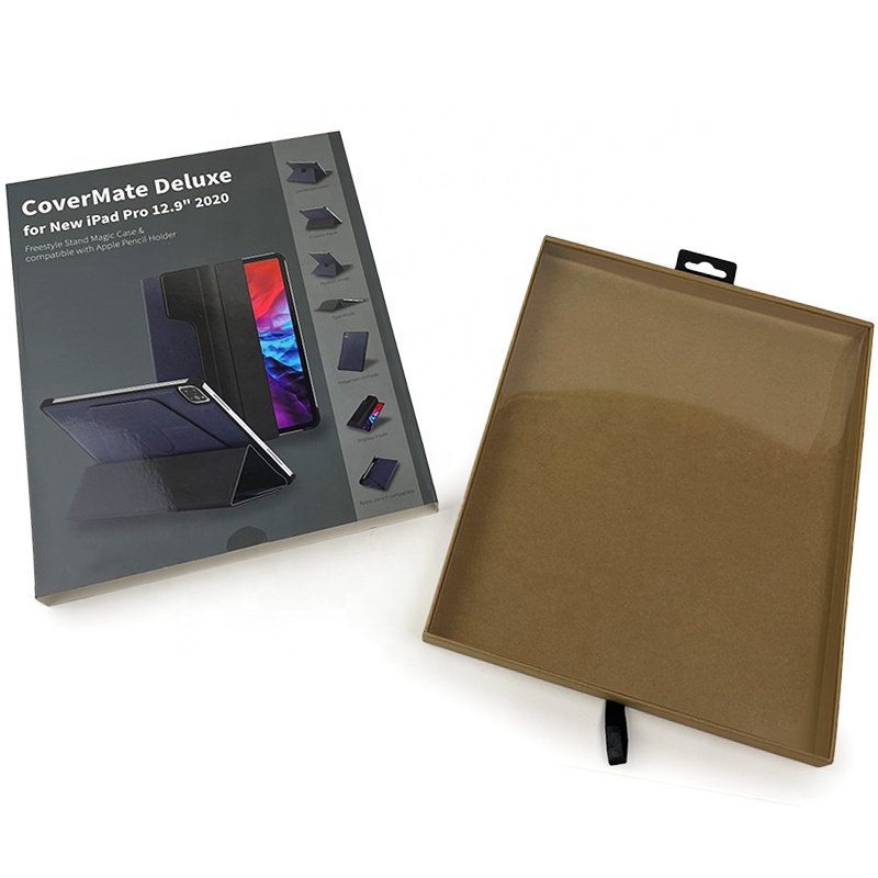 Custom high end electronics packaging box rigid kraft paper box for wireless keyboard ipad pro case packaging