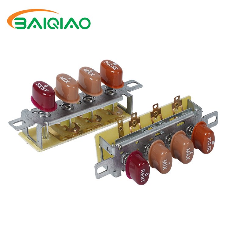 Good Product Home Appliances Mixer Grinder Parts Keyboard Type 3 Speed Push Button Switch