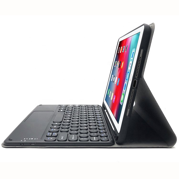 New arrival 2024 bluetooth wireless keyboard with TPU case cover for ipad 10.2 inch 10.5 inch air 6 pro 11 13 12.9