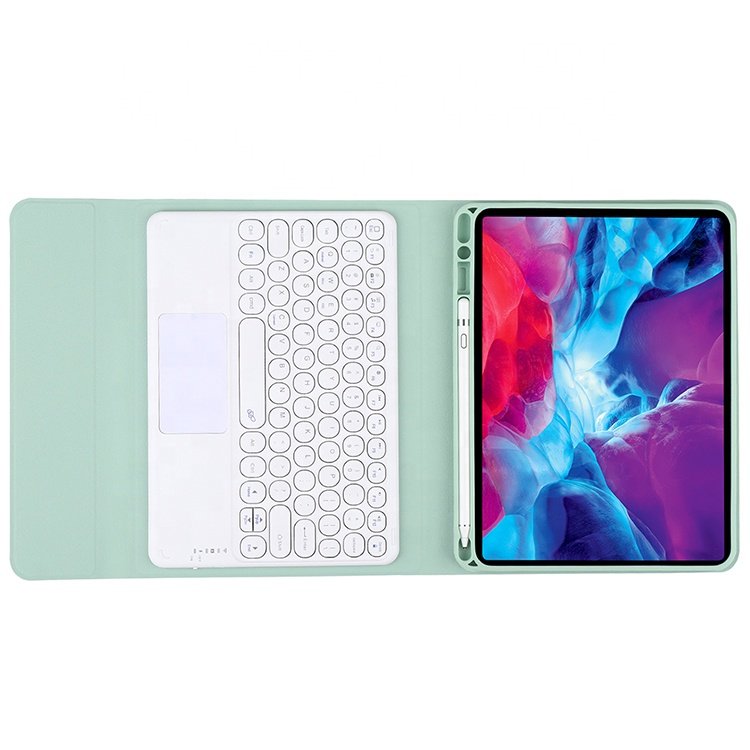 New arrival 2024 bluetooth wireless keyboard with TPU case cover for ipad 10.2 inch 10.5 inch air 6 pro 11 13 12.9