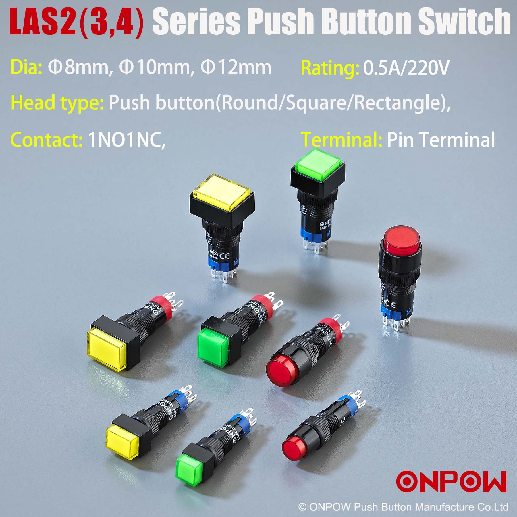industrial push button switch factory high quality plastic push button switch 19mm 22mm 25mm 30mm push button