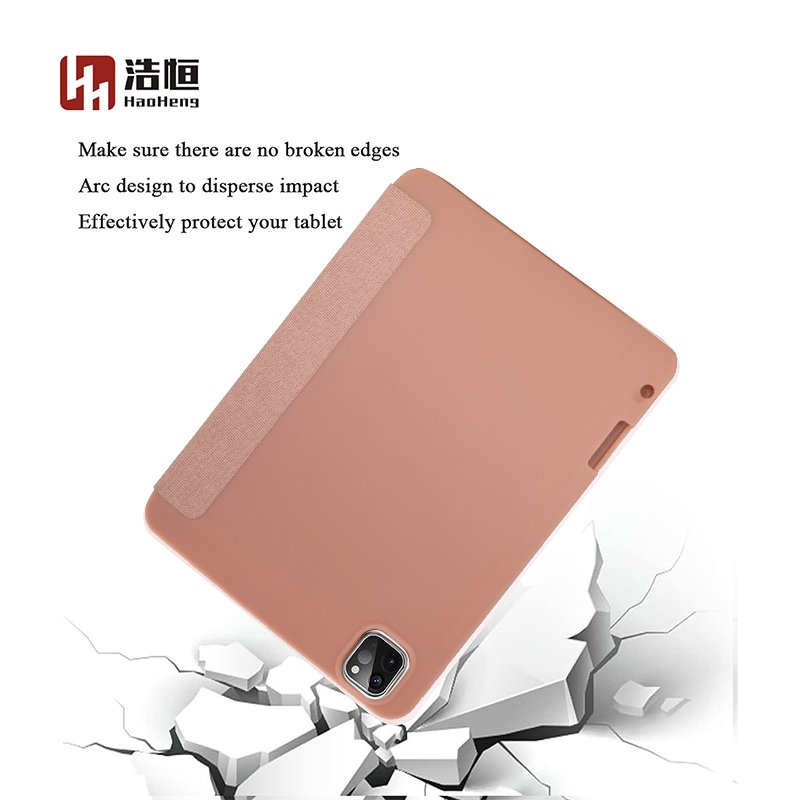 Custom Keyboard Case Shockproof TPU/PU Tablet Cover with Stand and Magnetic Feature for iPad 11