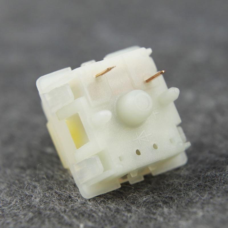 Gateron Milky Yellow Switches 5pin RGB Linear Switch for All MX Mechanical Keyboard Switches