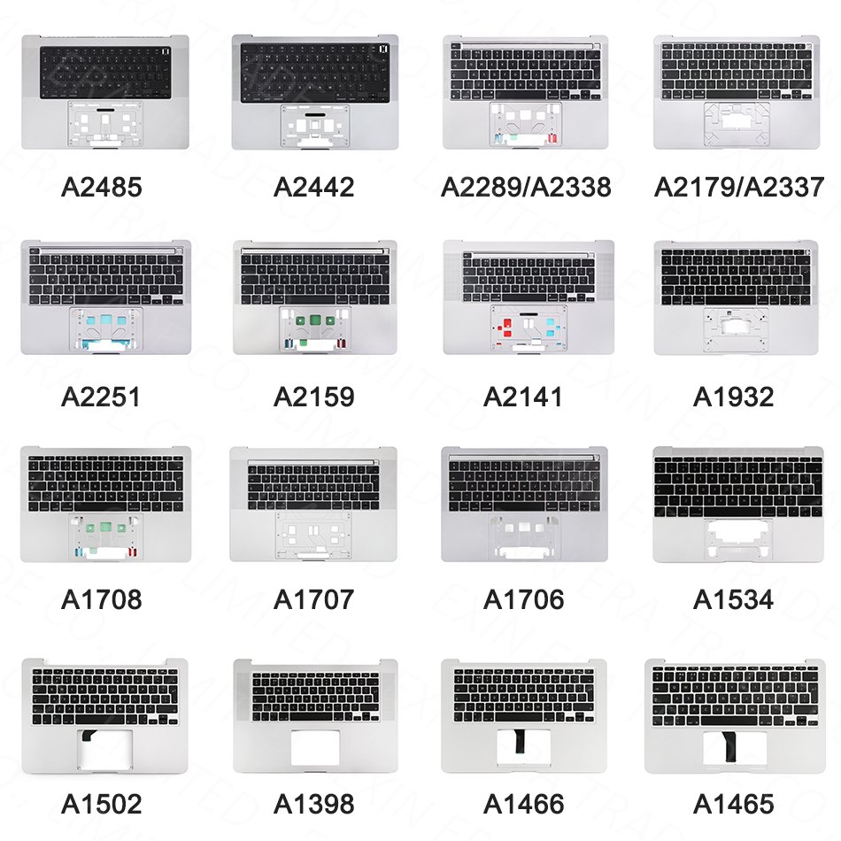 Original for Macbook Pro 13" Unibody A1278 Topcase Chassis Palmrest Top Case Cover with Keyboard and Backlit