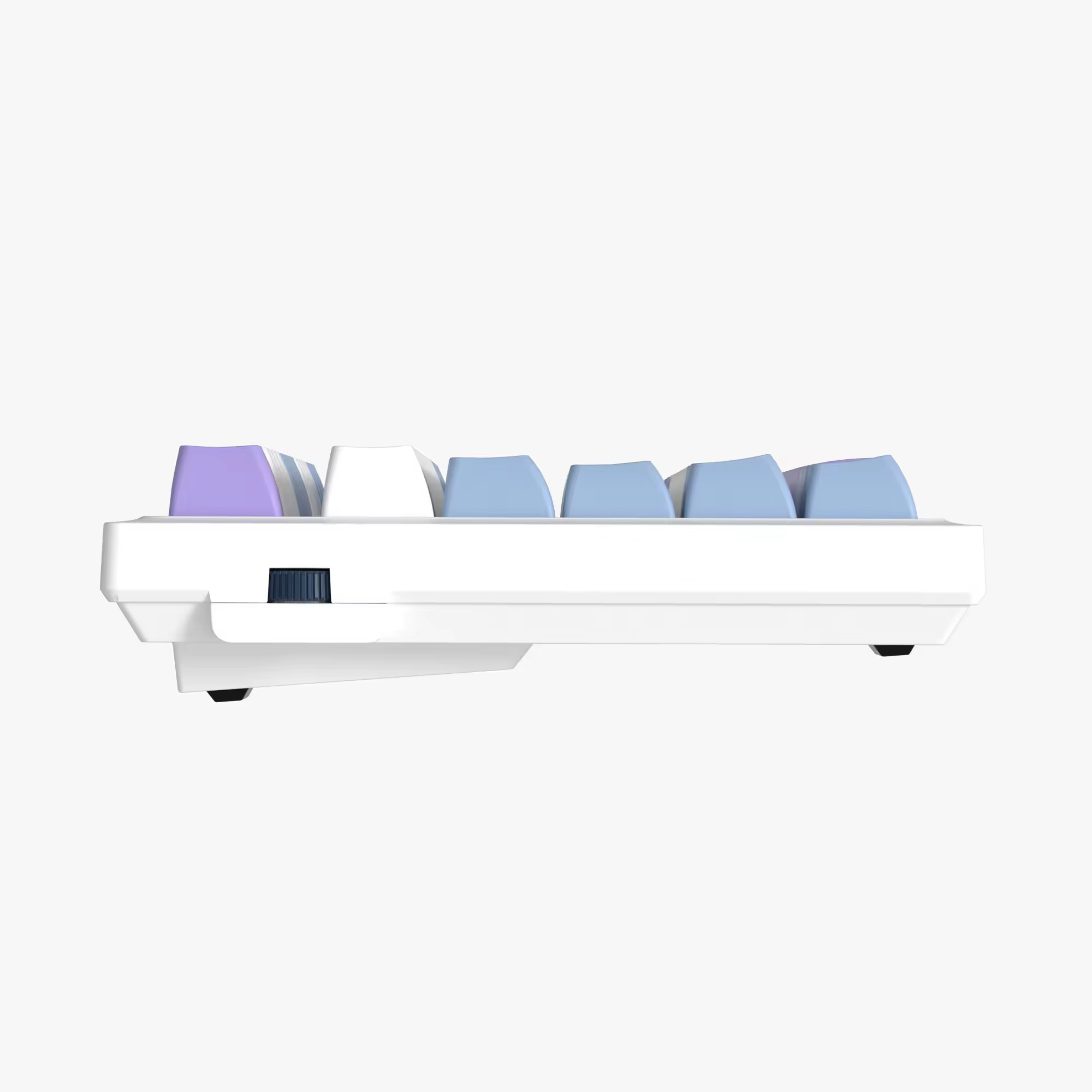 Durgod K100 White Magnetic Switch 87 Keys Wireless Hot-Swap RGB Blacklit Mechanical Keyboard for Win/Mac Pc