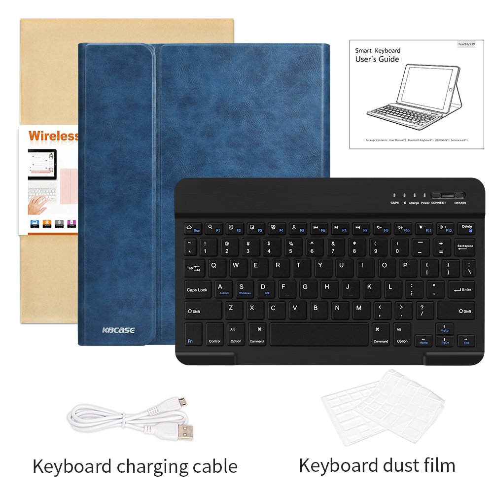 High Quality PU Smart Tablet Case for iPad Case 12.9 Trifolde Soft Silicone Back Cover Wireless BT Keyboard Magnetic