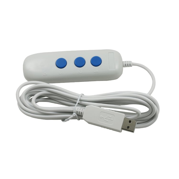 USB Hand Press Switch Three Button USB acquisition switch Custom key Analog keyboard
