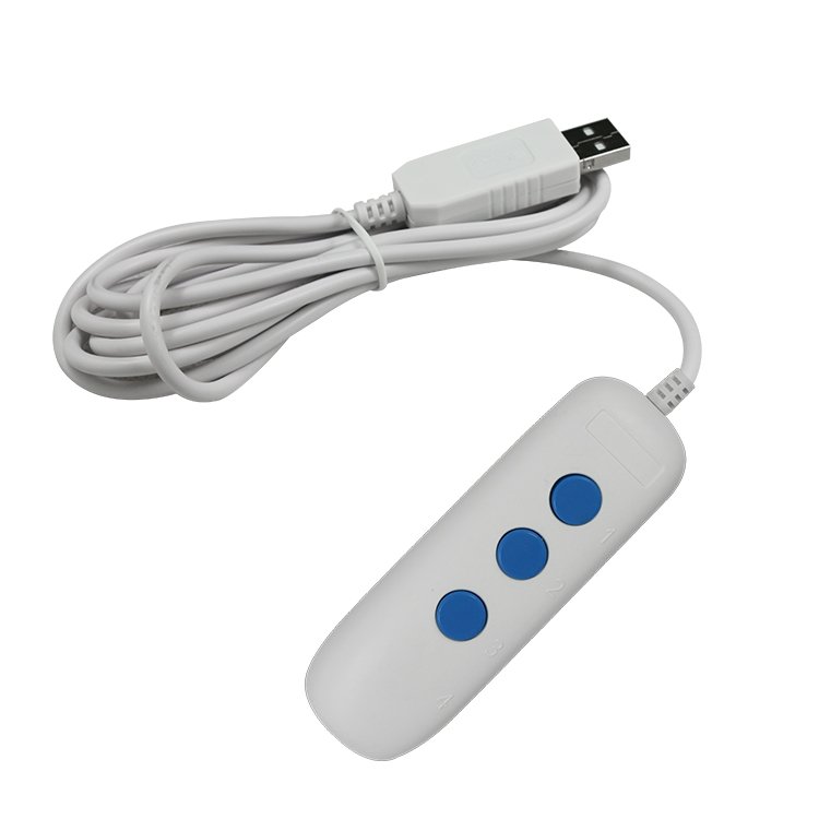 USB Hand Press Switch Three Button USB acquisition switch Custom key Analog keyboard