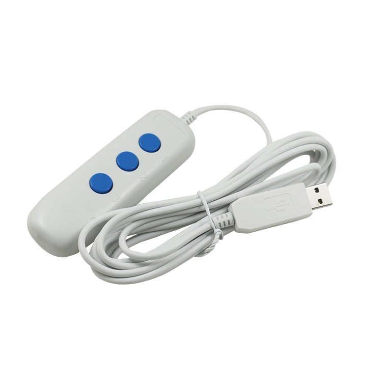 USB Hand Press Switch Three Button USB acquisition switch Custom key Analog keyboard