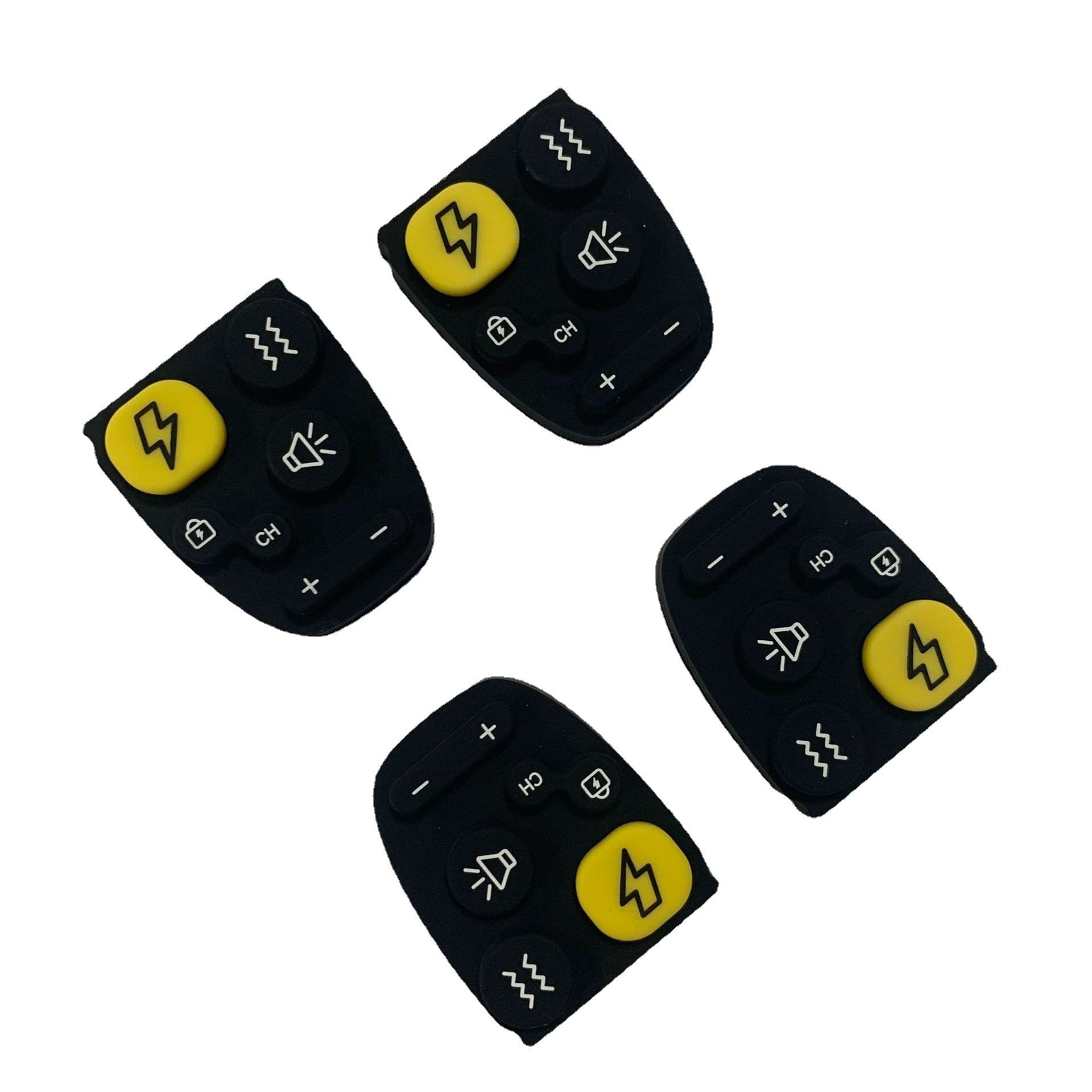 Custom electronics calculator contact membrane remote keypad keyboard press conductive rubber silicone push buttons