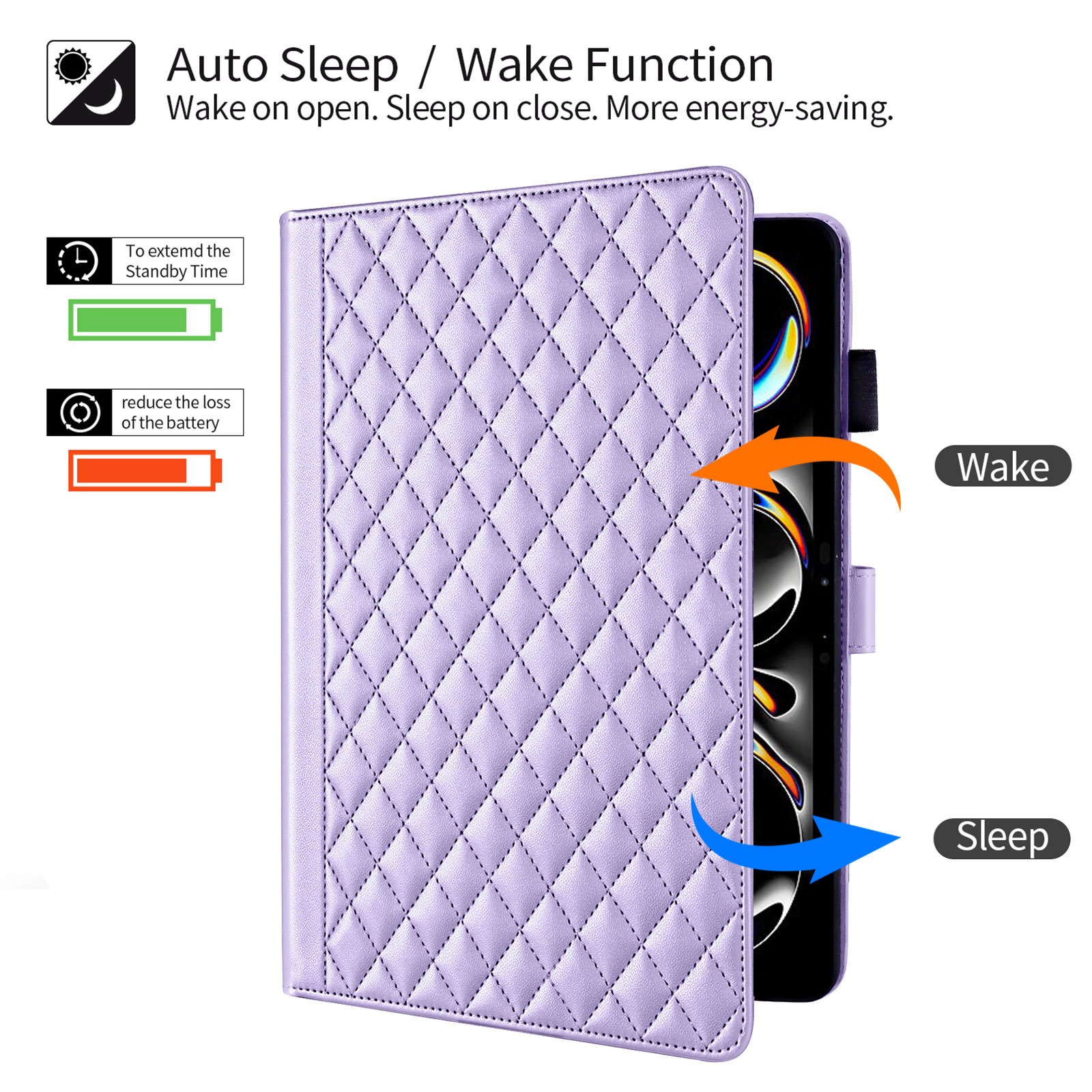 2024 custom pu Protective Tablet Cover Leather Tablet Case With Multi Function Card Holder Tablet pouch for ipad 10.2 10.9 12.9