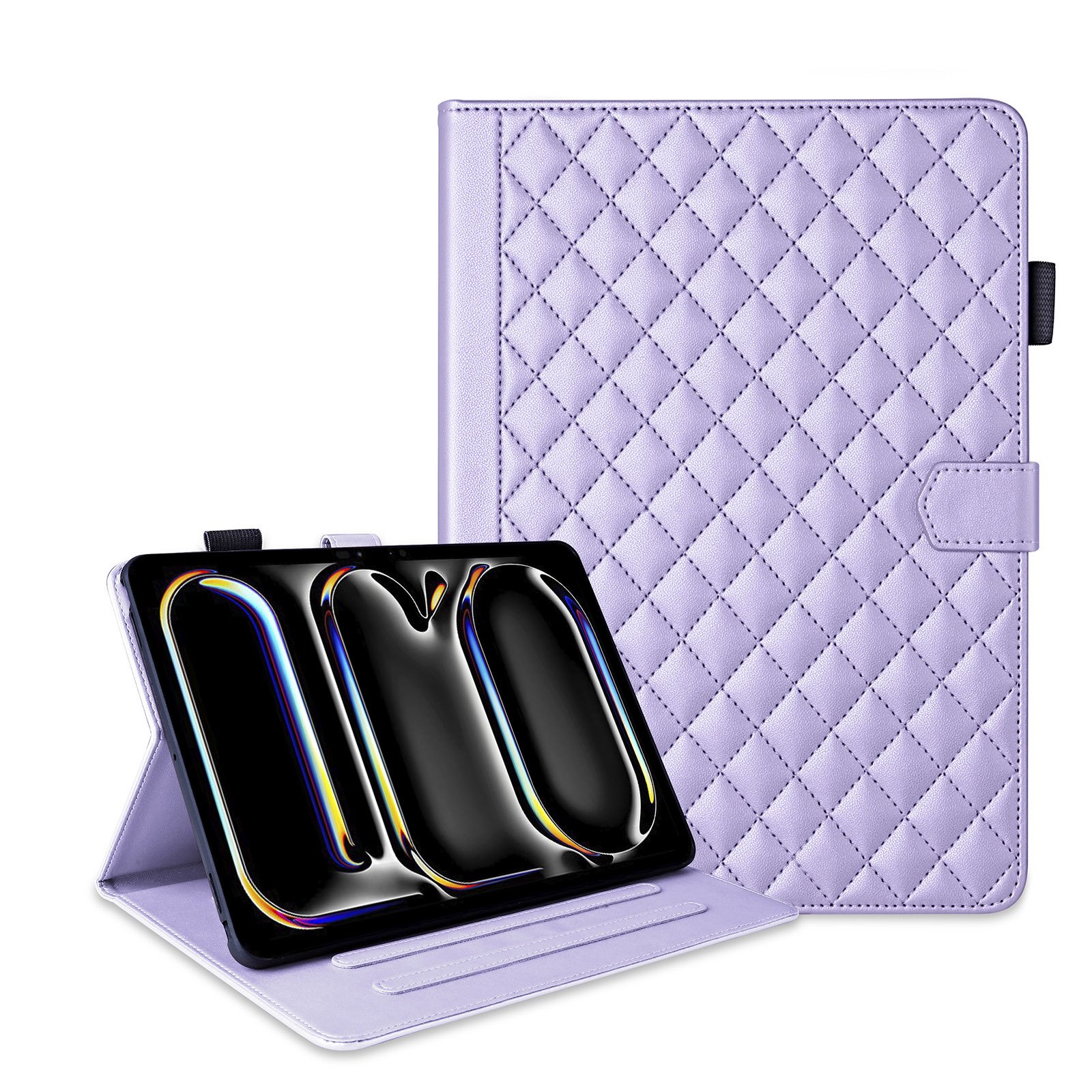 2024 custom pu Protective Tablet Cover Leather Tablet Case With Multi Function Card Holder Tablet pouch for ipad 10.2 10.9 12.9