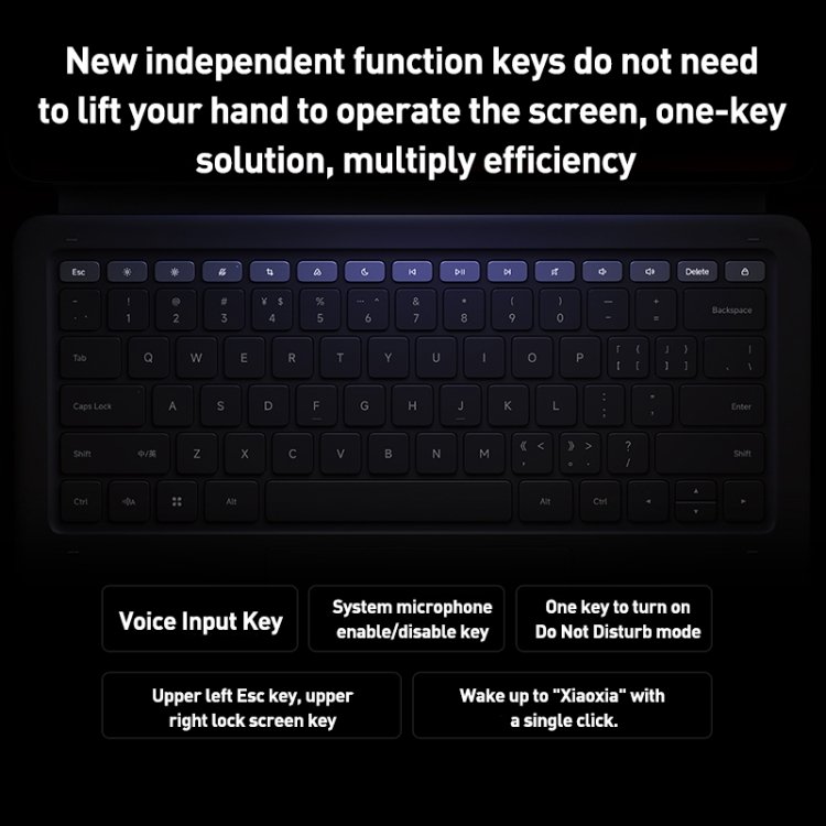 Original Xiaomi Pad 6 Max smart touch keyboard for Xiaomi pad 6 Max only tablet keyboard case cover