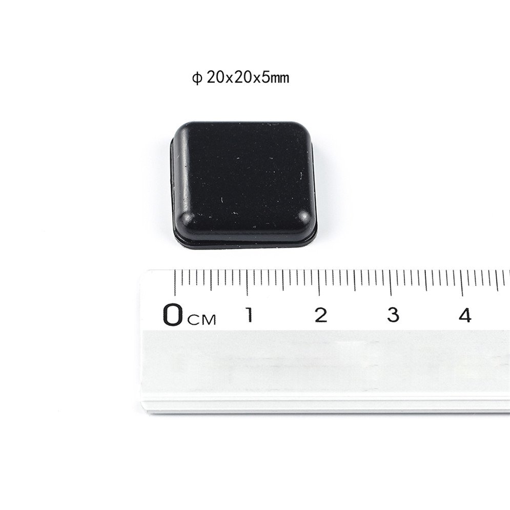 20*20*5 mm Self adhesive anti slip pads rubber for glass protection pad