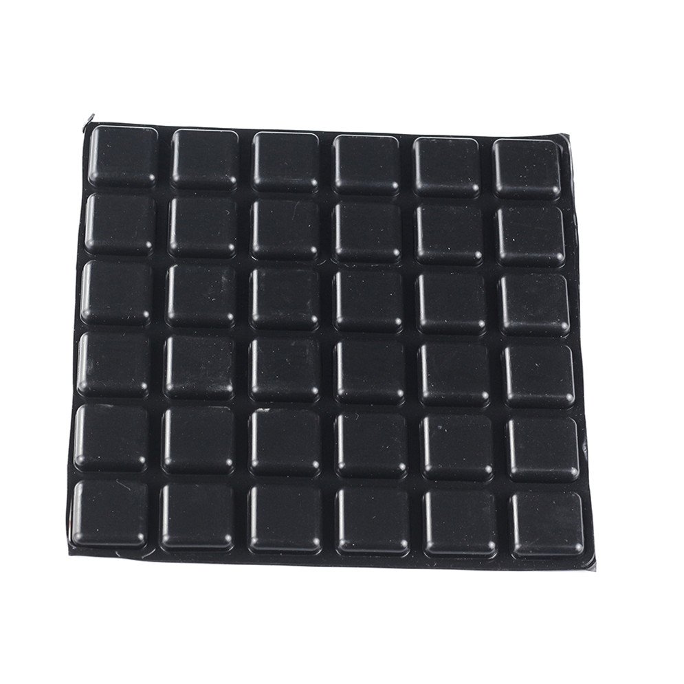 20*20*5 mm Self adhesive anti slip pads rubber for glass protection pad