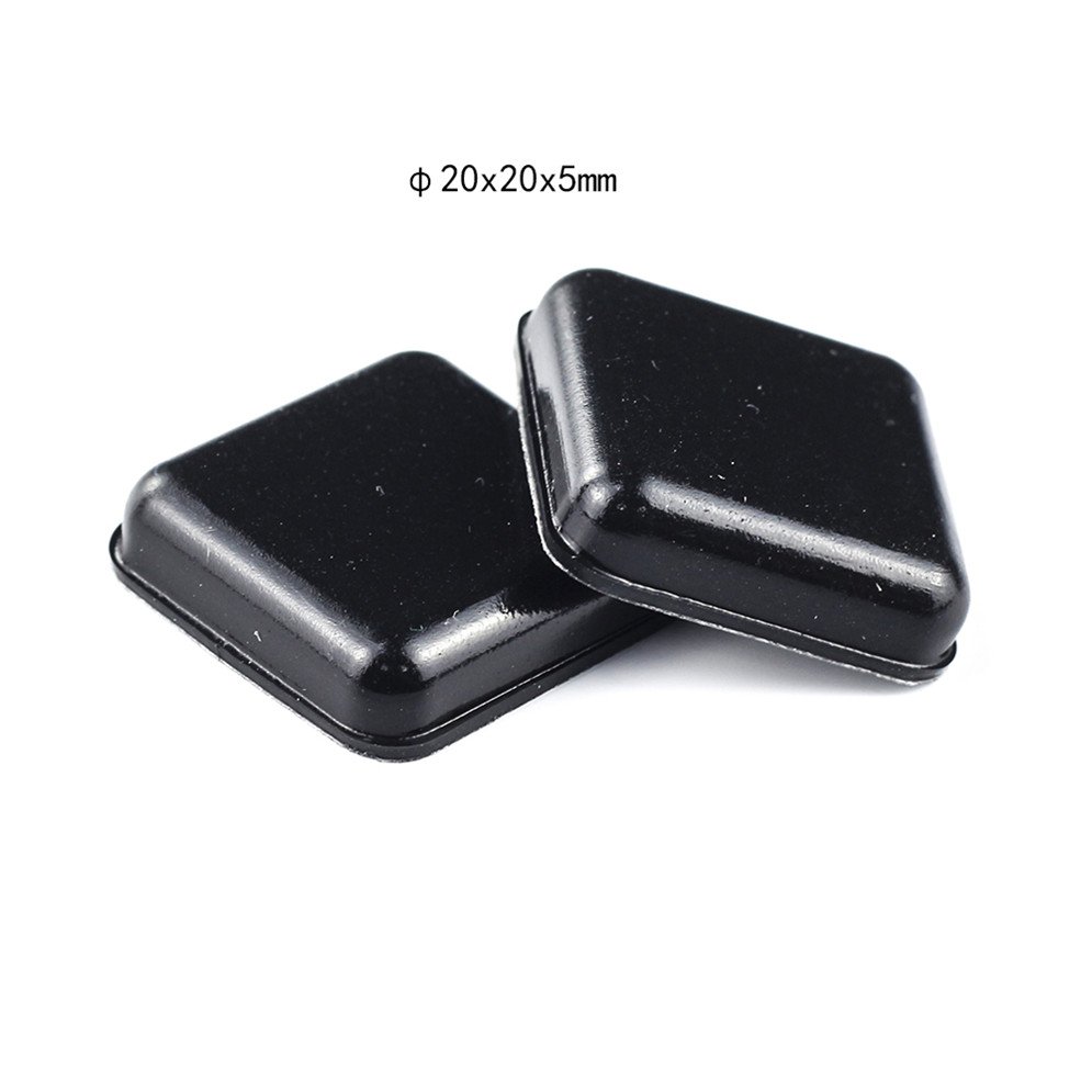 20*20*5 mm Self adhesive anti slip pads rubber for glass protection pad