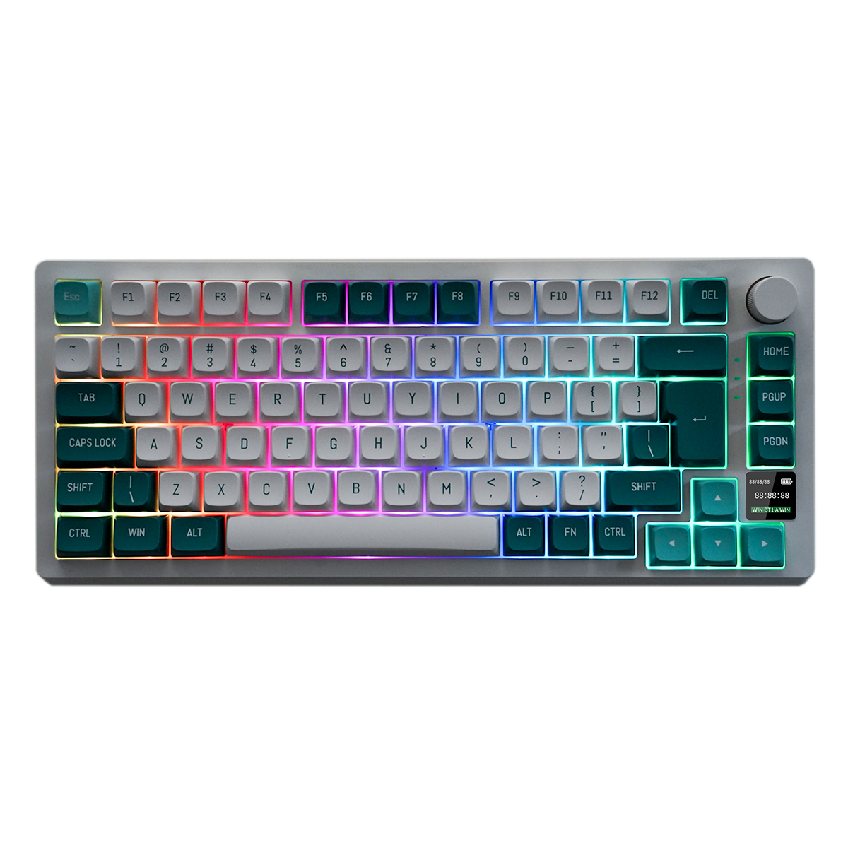 MK75 Max Factory Direct Supply UK ISO Layout 3 Mode RGB Mechanical Keyboard