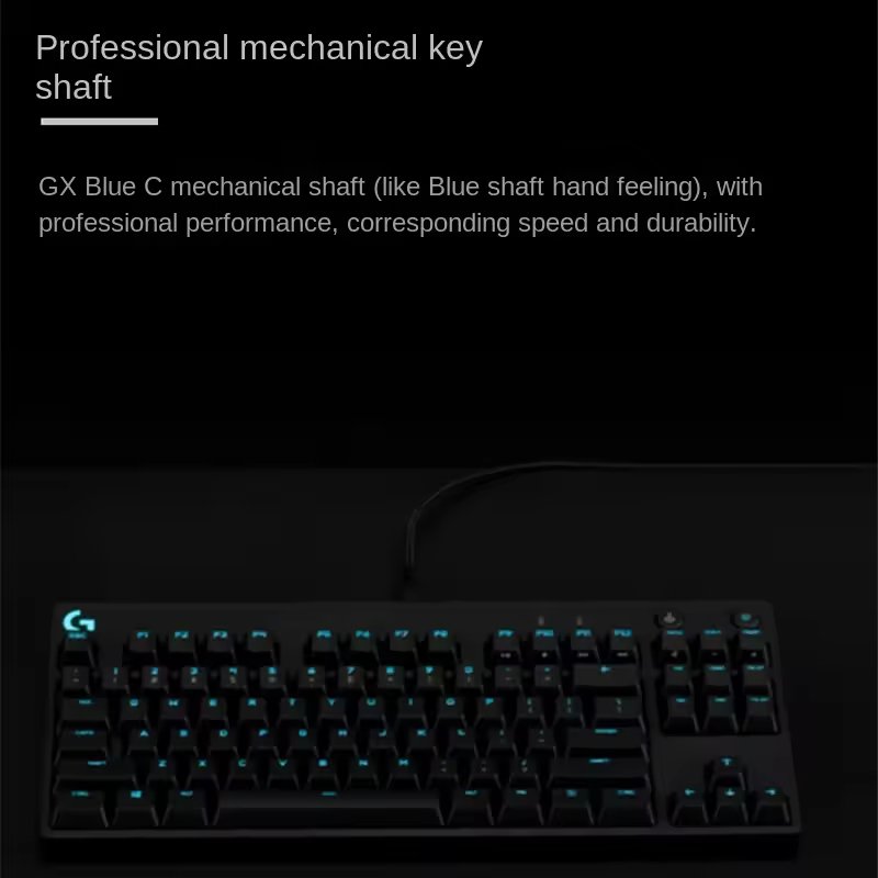 Custom Russian Logitech G Pro X Wired Ergonomic Office Pc Mobile Gamer RGB Laptop Tablet Mechanical Gaming Computer Keyboard