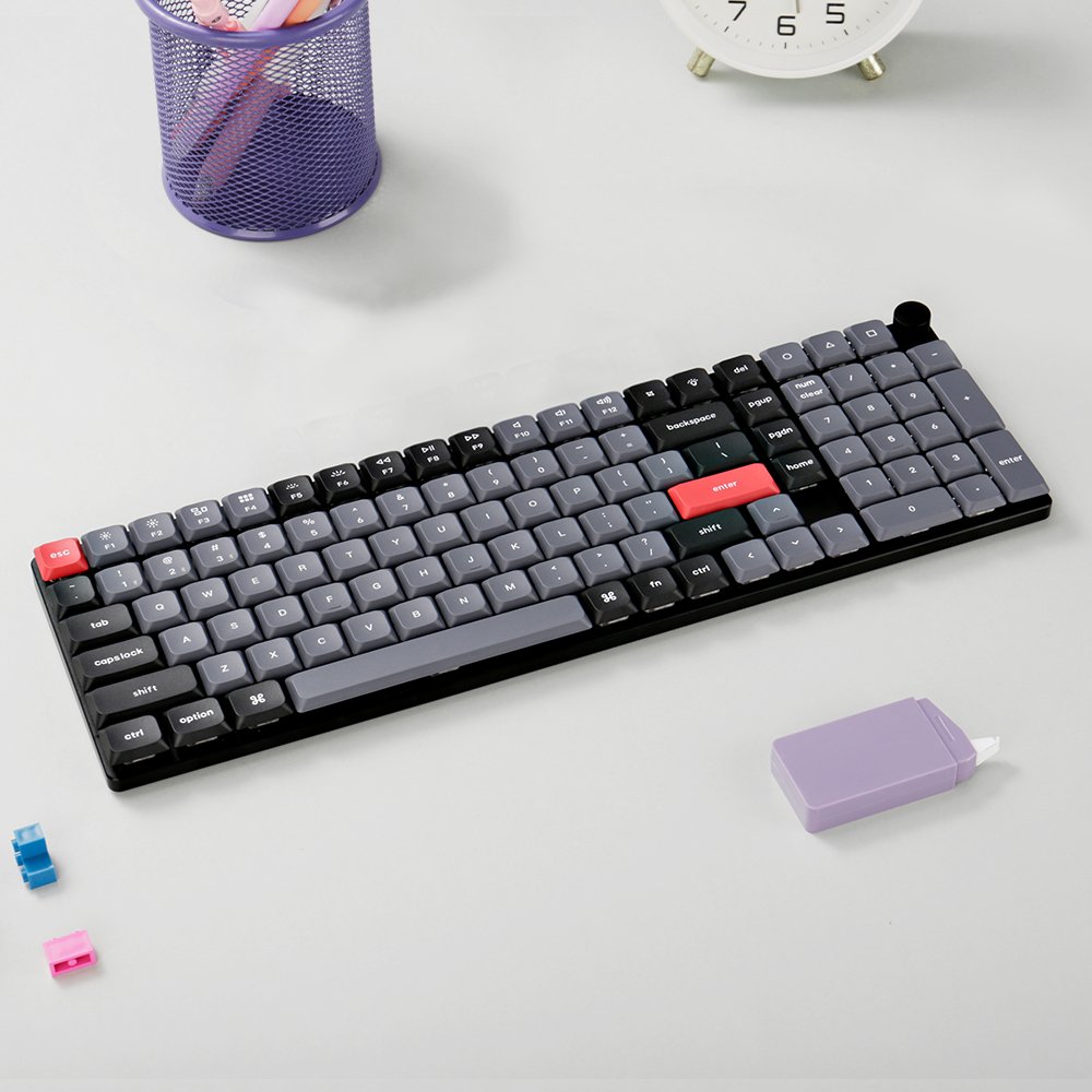 Keychron K17 Pro 96% Low Profile QMK/VIA Wireless RGB Gaming Mechanical Keyboard